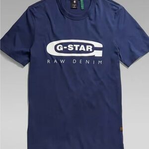 G-Star Raw Denim Navy Blue Men's Shirt